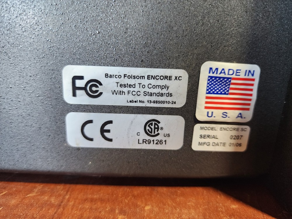 Barco Folsom Encore SC Video Switch Controller