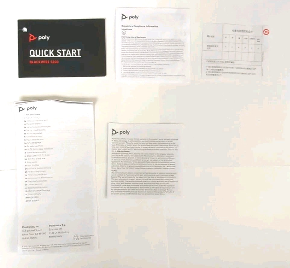 Poly Blackwire 5220 Headset