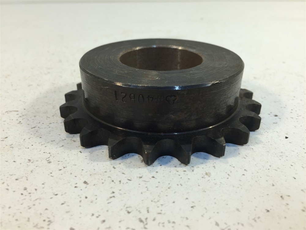 Tsubaki 40B21 Roller Chain Sprocket 1.43" Bore
