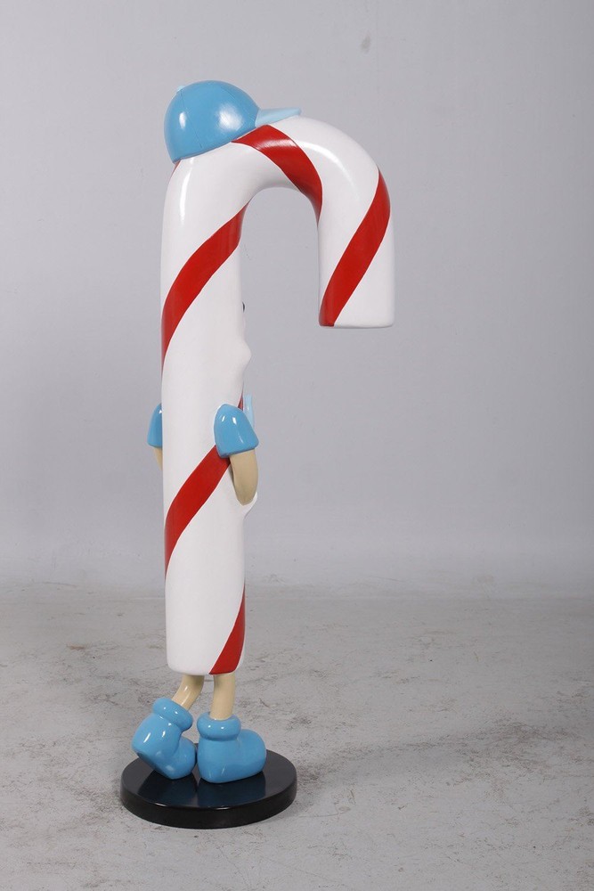 Comic Jr Candy Cane Boy Over Sized Statue Christmas Theme Decor Prop Display