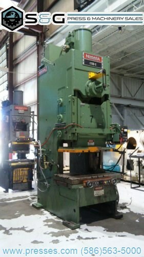 150 TON NIAGARA E-150-S, C-FRAME PRESS