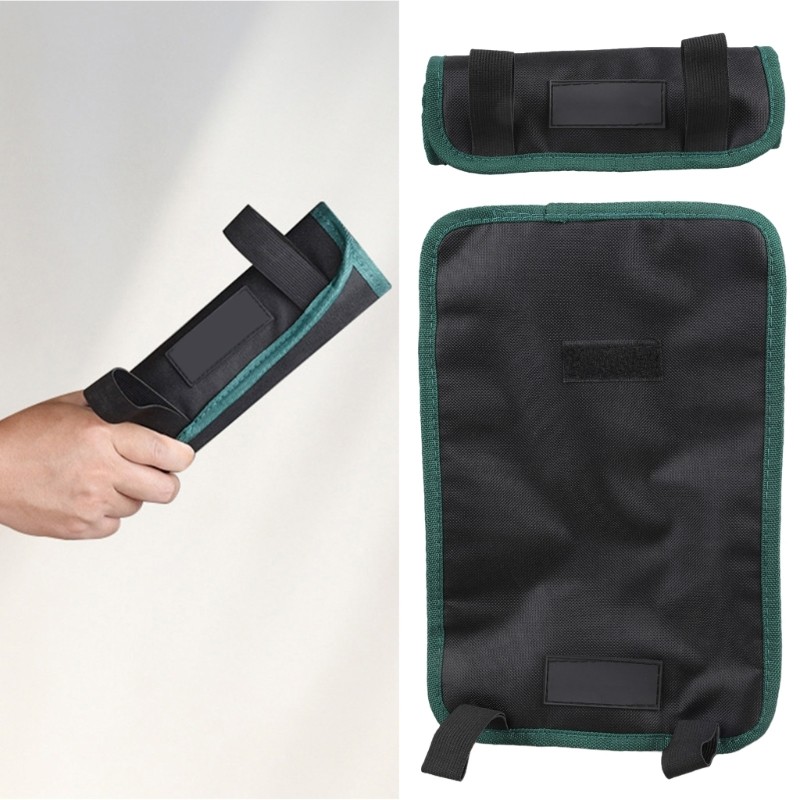 Compact Tool Storage Roll Up Bag Canvas 21 Pockets Mechanic Accessory Gift