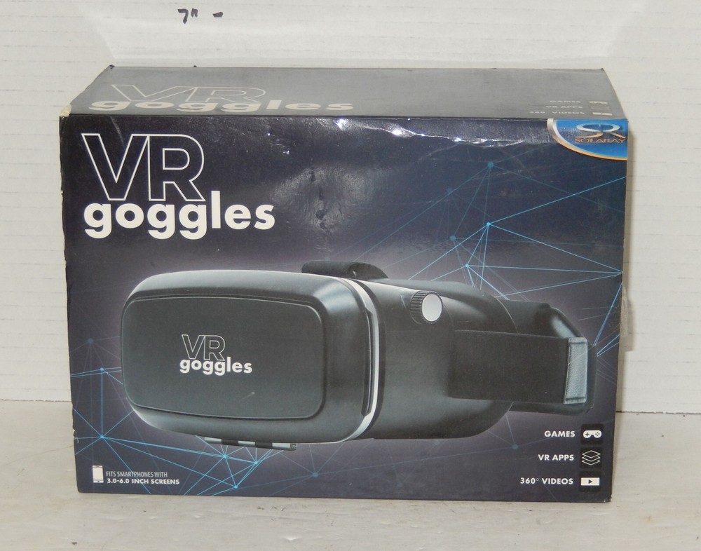 Solaray VR Goggles Virtual and Augmented Reality Headset iPhone Android