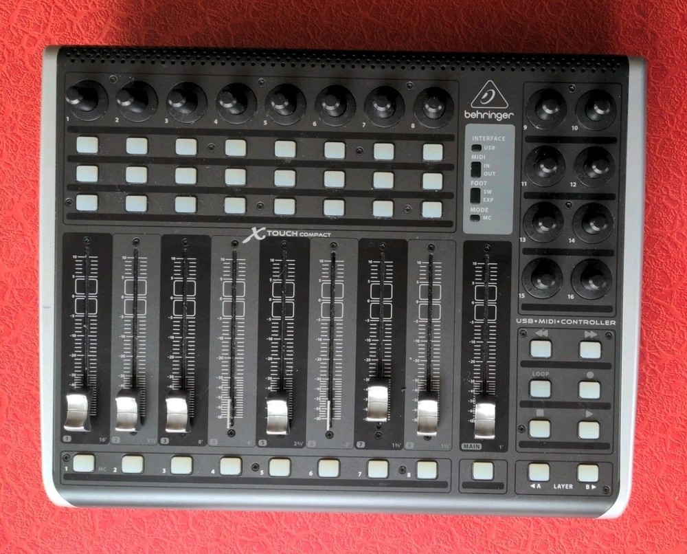 Behringer X-Touch Compact Universal Control Surface Music Recording Studio Mixer