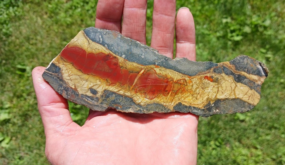 Morrisonite Jasper Slab. High Quality