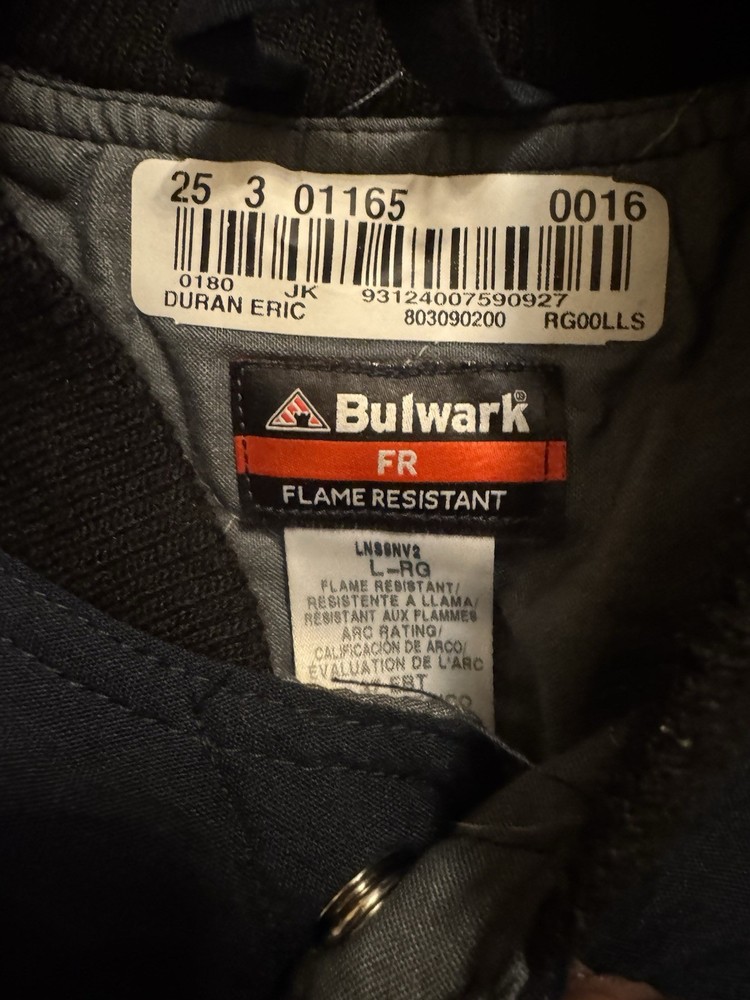 Bulwork flame resistant vest size large