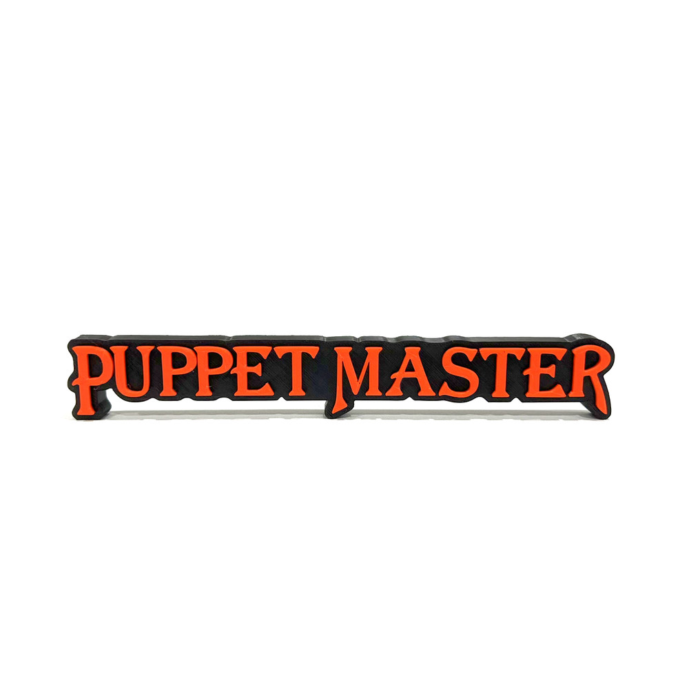 Puppet Master Logo/Shelf Display