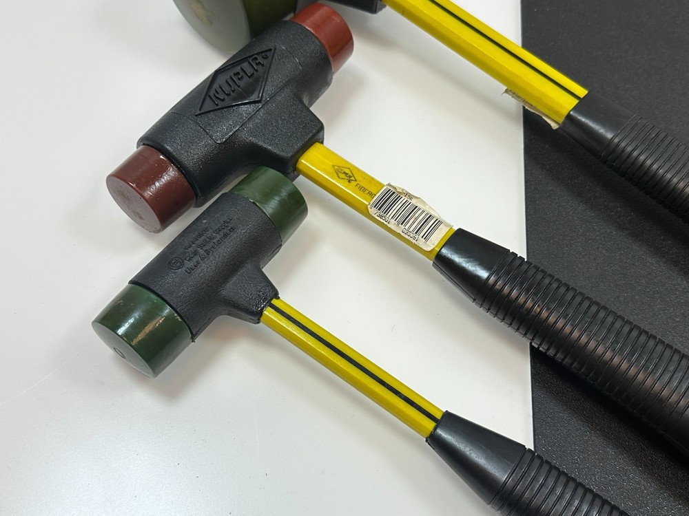Nupla Tools USA 3pc Quick Change Impax Dead Blow Replaceable Soft Tip Hammer Set