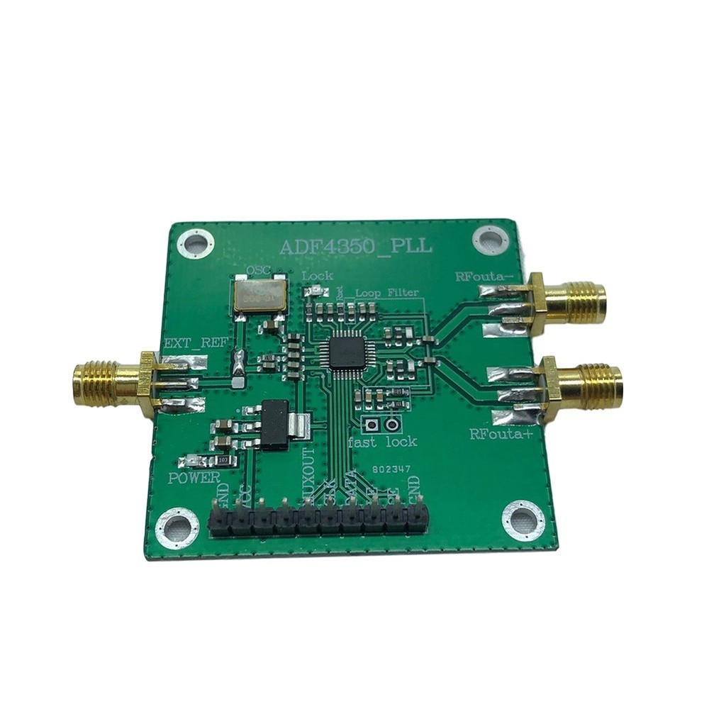 Low Phase Noise ADF4350 RF Signal Source Module for Precision Applications