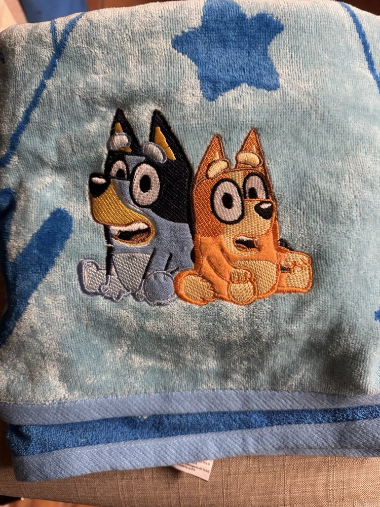 Bluey Kids Beach Pool Bath towel