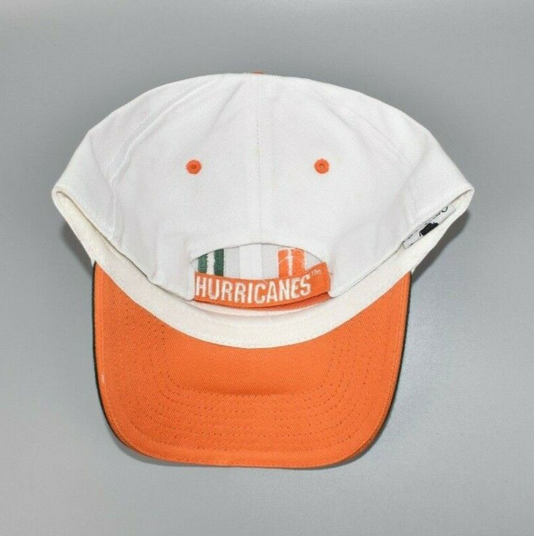 Miami Hurricanes Buffalo Outdoors Vintage Strapback Cap Hat - NWT