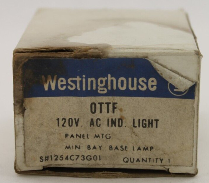Westinghouse OTTF Indicator Light (New in Box)