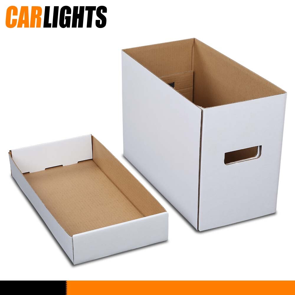5X High Quality White Short Comic Book Storage Boxes Holds 150-175 Comics New