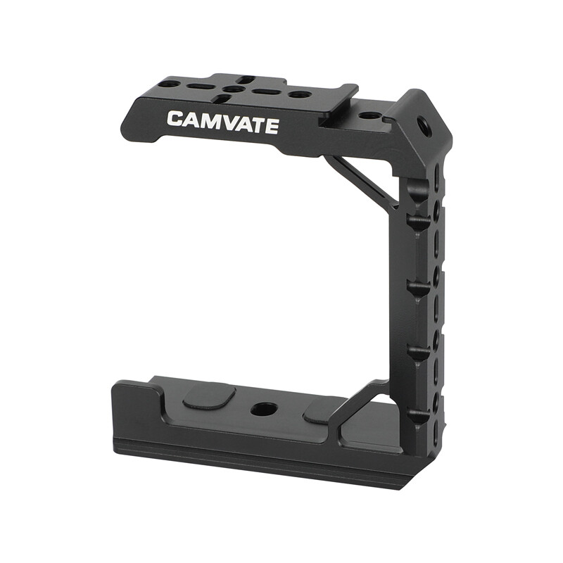Half Camera Cage Protective Frame with Arca-Type Base & Shoe Mount for Sony A1