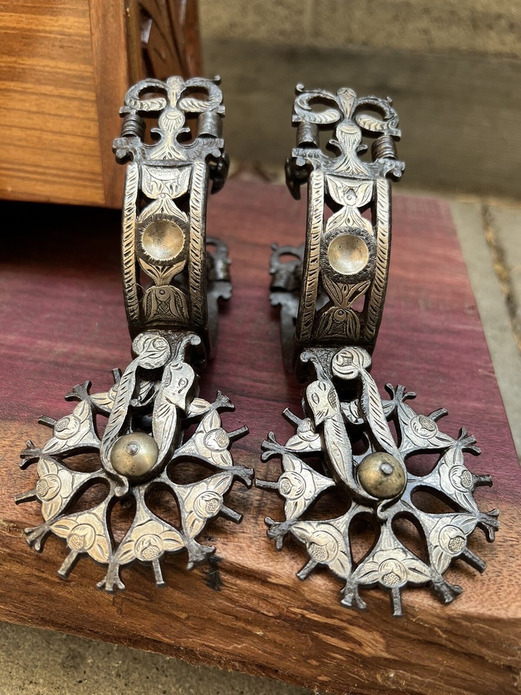 Antique 1800s Mexican Spurs Colonial