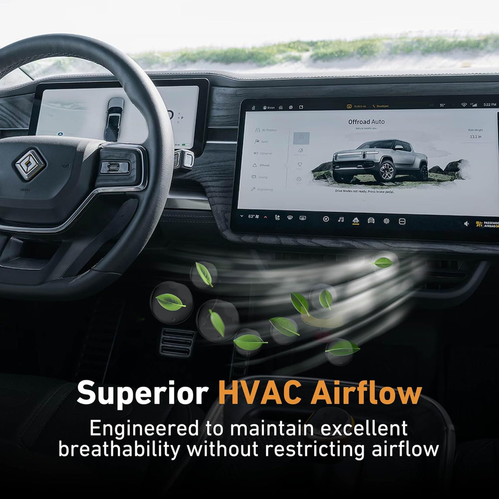 Cabin Air Filter Replacement HEPA with Activated Carbon - Compatible with Rivian