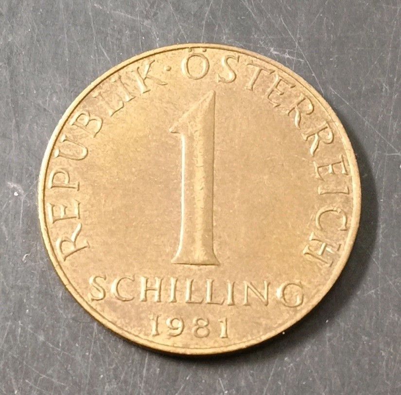 1981  Austria 1 One Schilling  (KM.#2886)