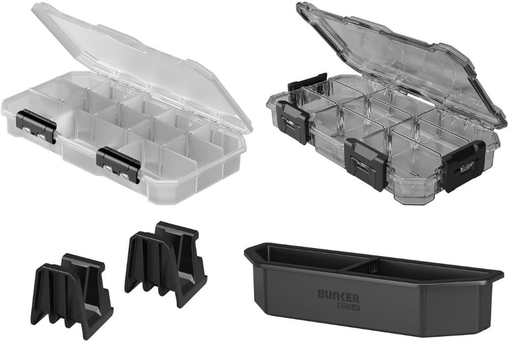 Bunker Draper 9 Piece Load-Up Stacking Wheeled Mobile Toolbox System Case,31644