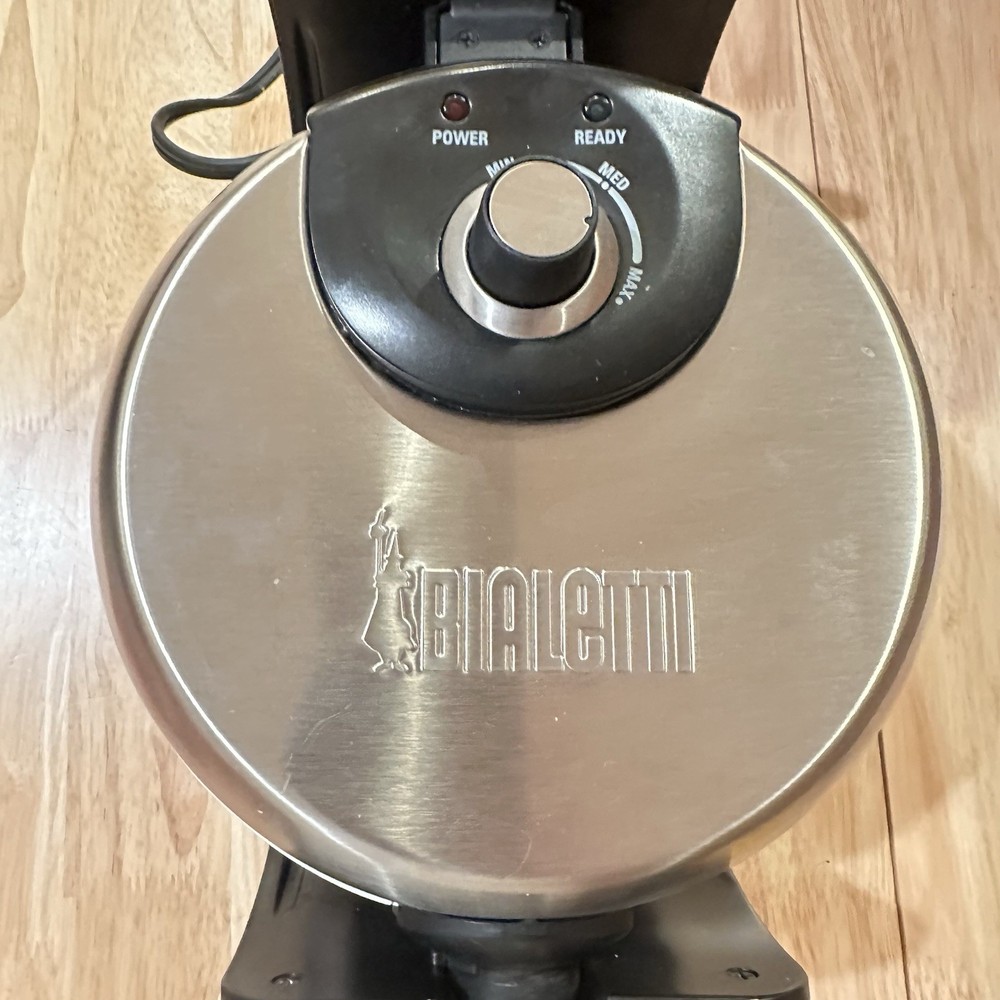 Bialetti Ceramic Coated Rotating Belgian Waffle Maker - Model TSK-2901BW