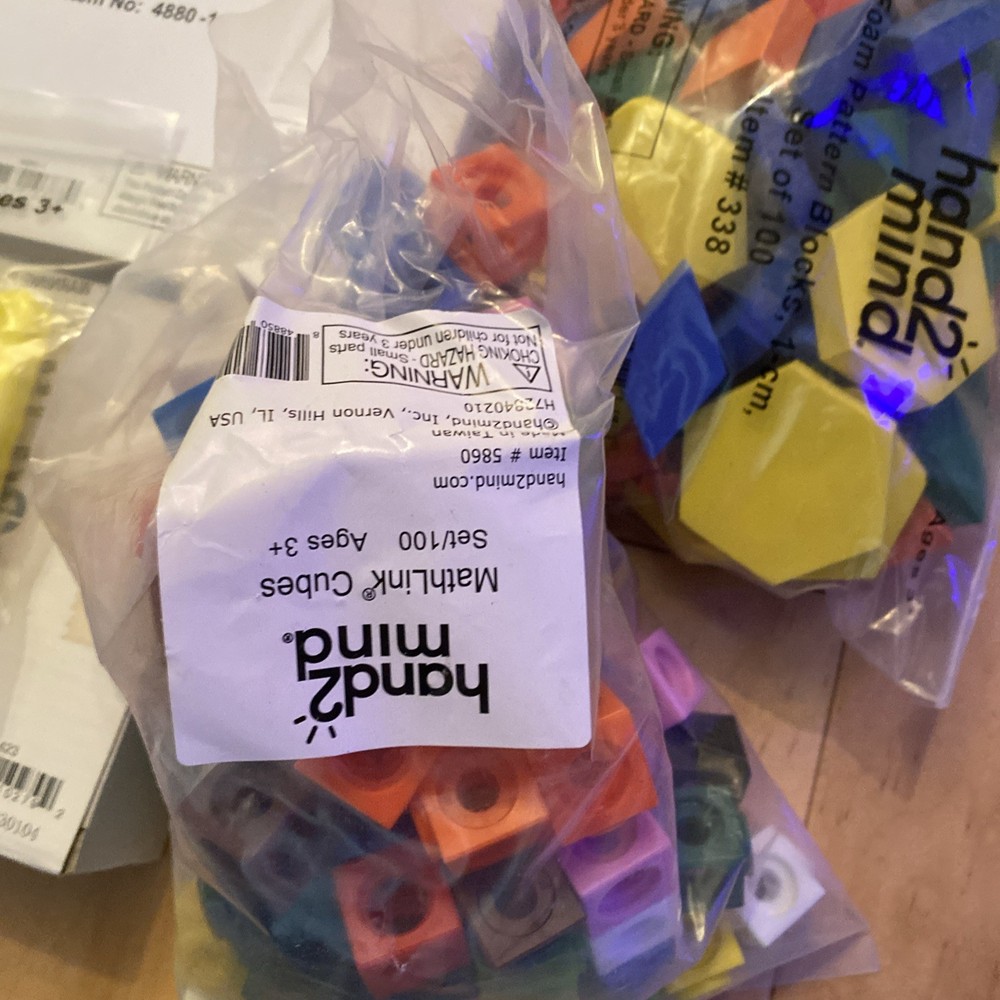 Saxon Home Study Math Kit Hand2mind Manipulatives Like New