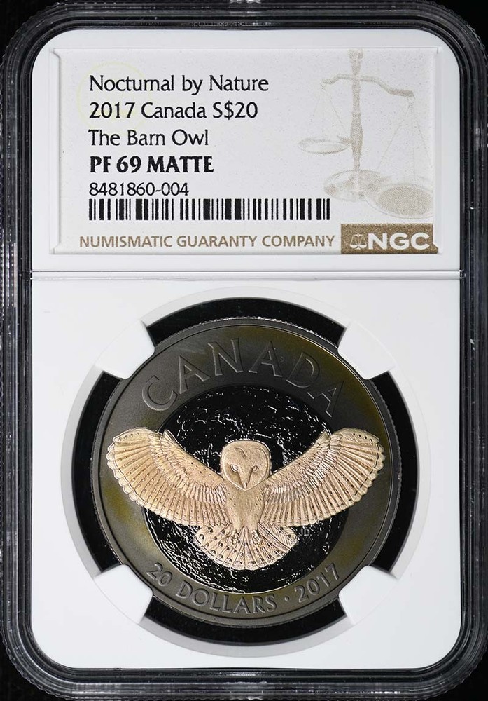 2017 CANADA THE BARN OWL S$20 NGC PR69MA