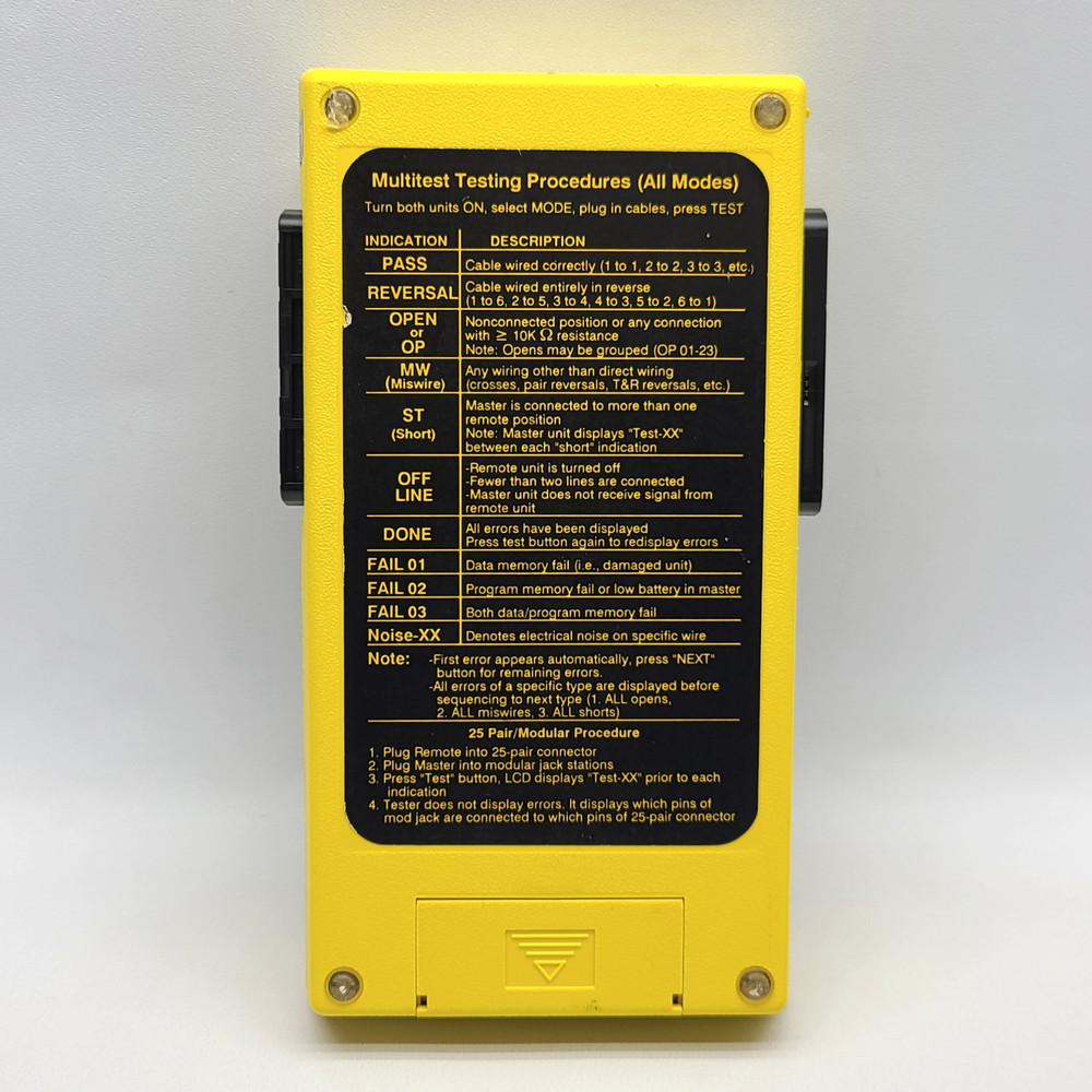 ⭐️ Siemon MT-5000 Multitest Cable Tester - Works Great!