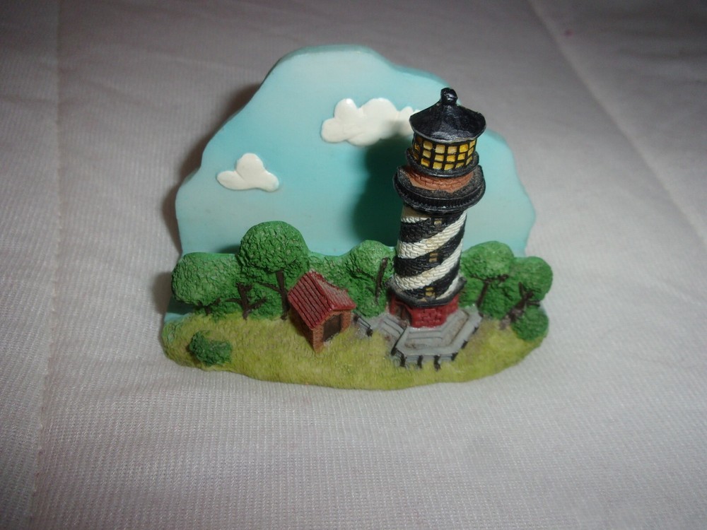 Lighthouse Ceramic Desk Calling Card Holder
