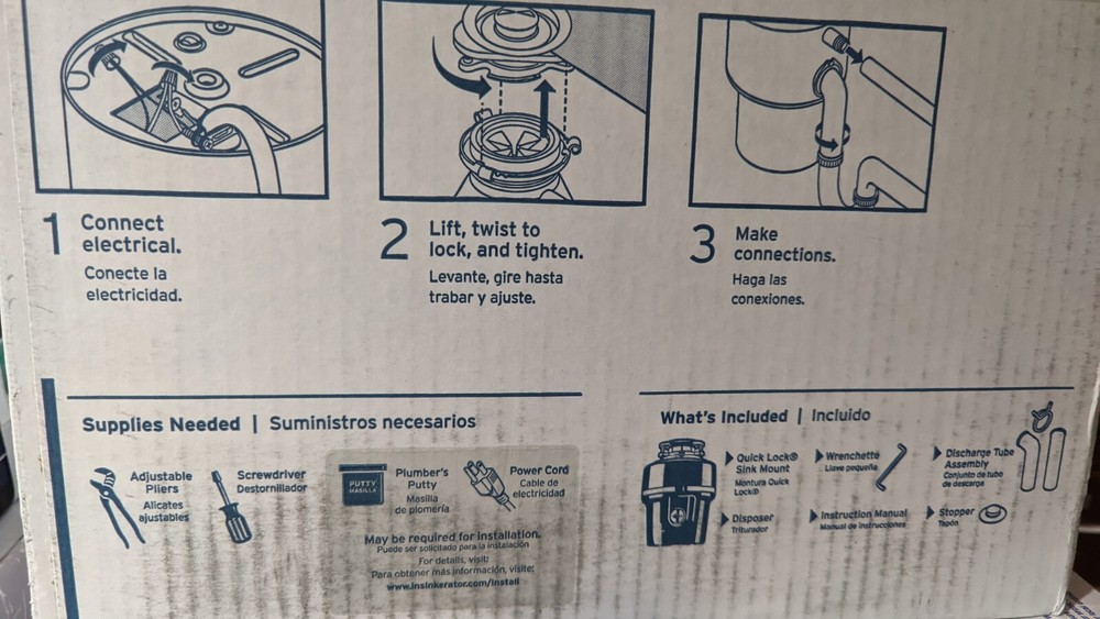 InSinkErator Evolution Esteem Plus 1HP Food Waste Garbage Disposer Disposal New