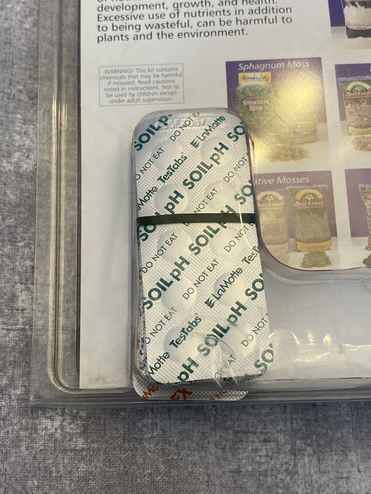 Mosser Lee Soil Testing Kit 10-Test-Each-Element Easy-To-Follow Accurate & Easy