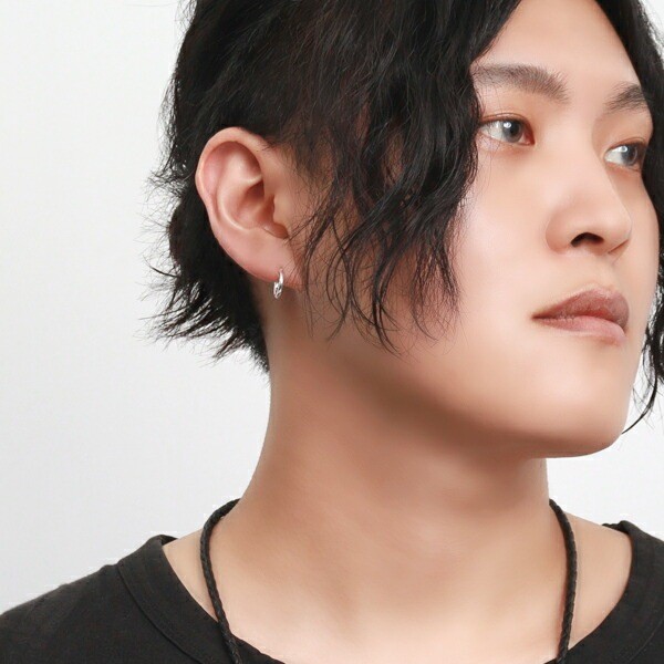 Sterling Silver 925 Plain Rounded Hoop Earring 12mm (Single)