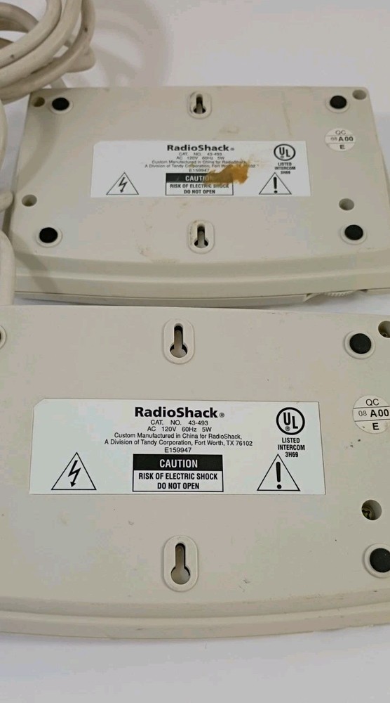 Pair Vintage FM 2-Station Wireless Intercom System