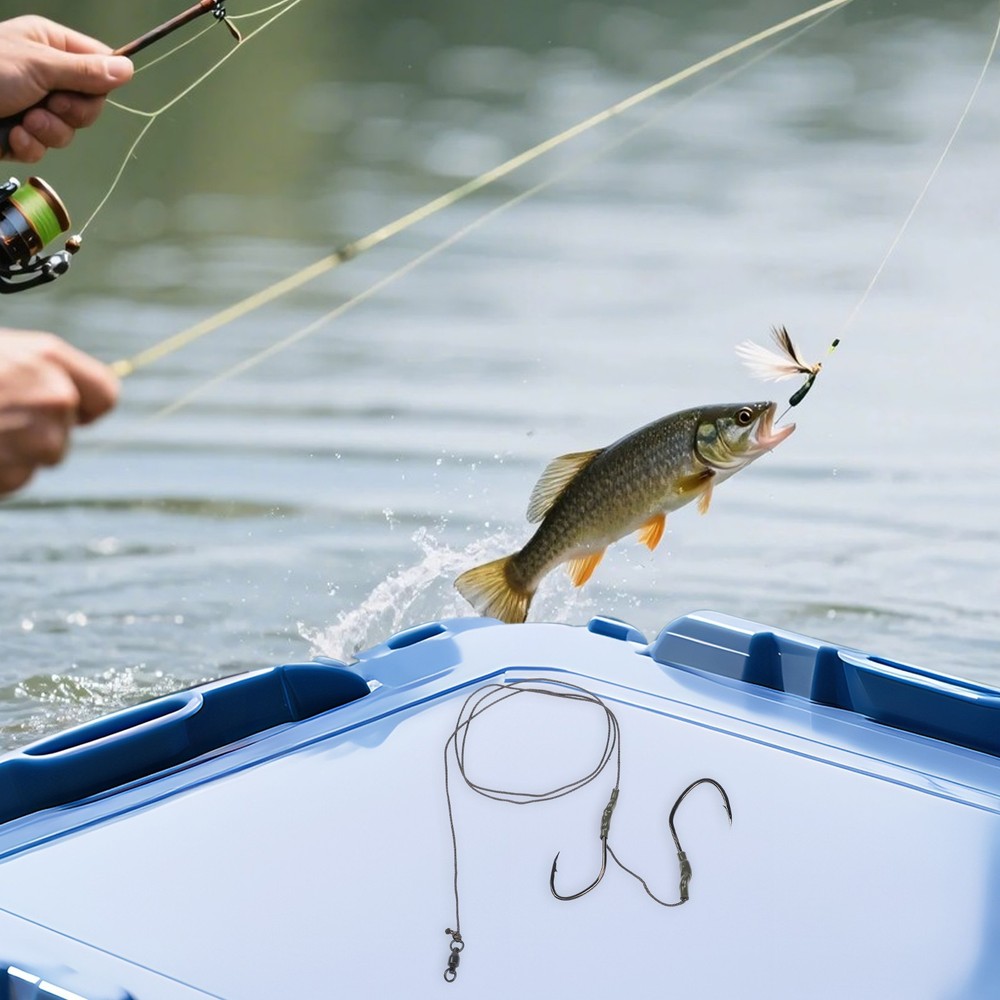 Freshwater Catfish Rig with Optimized Bait Compatibility and Strong Hooks