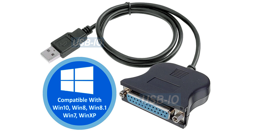 Virtual Parallel Printer Port To USB I/O Adapter Cable ║ for Printer Use Only