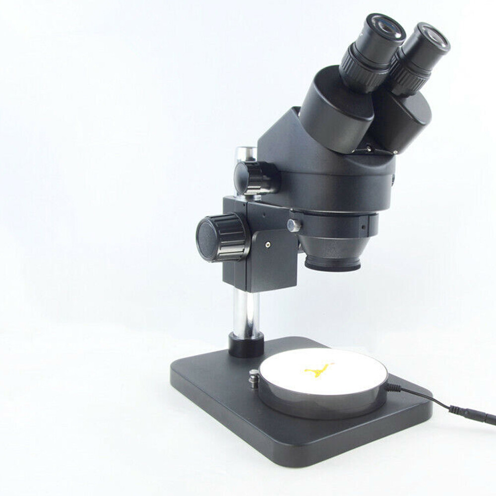 Adjustable Brightness LED Ring Bottom Light Source F Stereo Microscope100V-240V