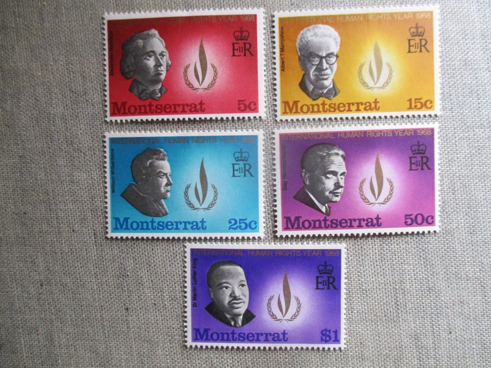 Montserrat, Scott# 203-207, MH