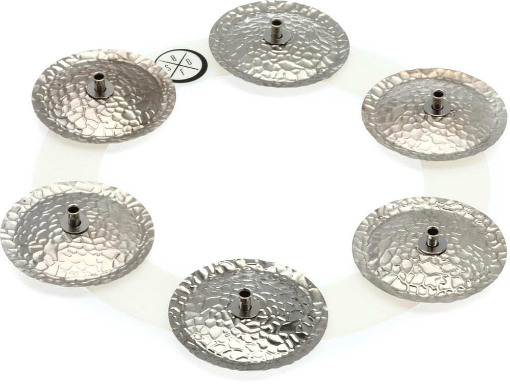 Big Fat Snare Drum Bling Ring - White Copper (3-pack) Bundle