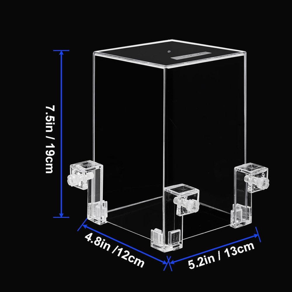 Negative Pressure Fish Tank Acrylic Auto-Refill Hanging Aquarium Fish Elevator