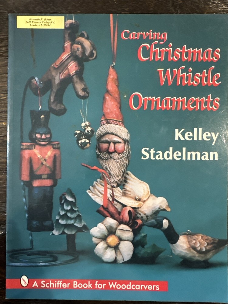 Carving Christmas Whistle Ornaments