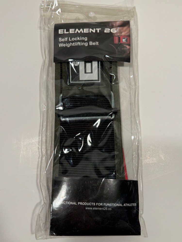 Element 26 Self-Locking Weight Lifting Belt - NEW