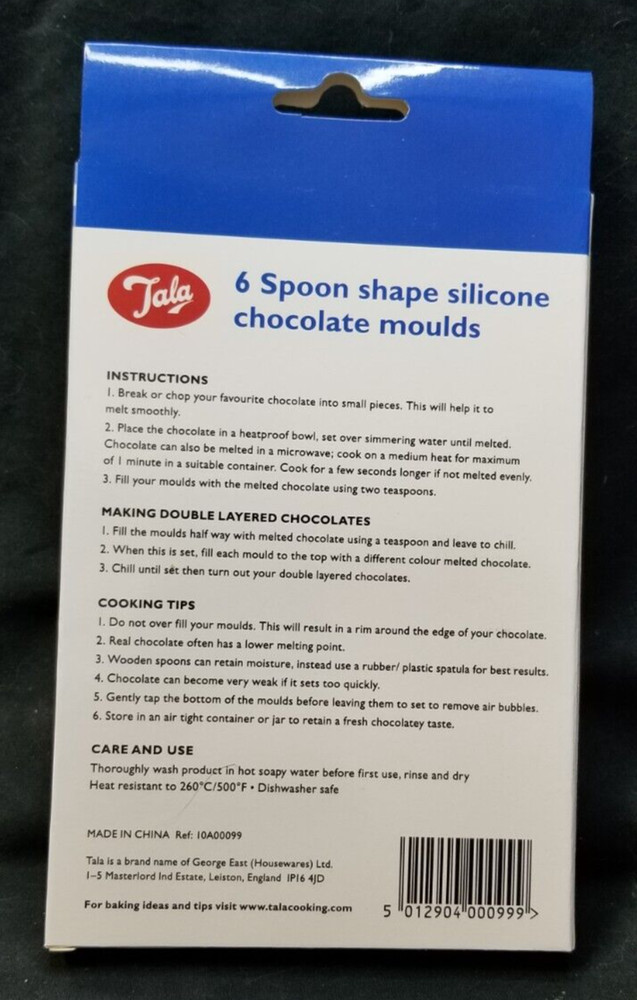 Tala Silicone Chocolate Spoon Mold
