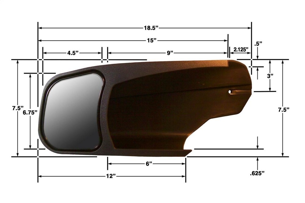 CIPA Towing Mirror Set - Custom Towing Mirror Set