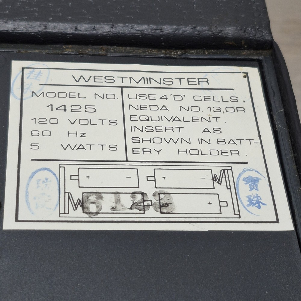 Vintage 70's 1425 Westminster Solid state World Time Ham operators multiband