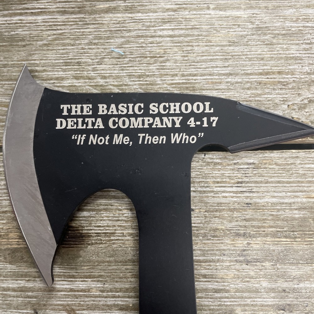 Authentic Sparta Pewter Marine Corps The Basic School Tomahawk Axe