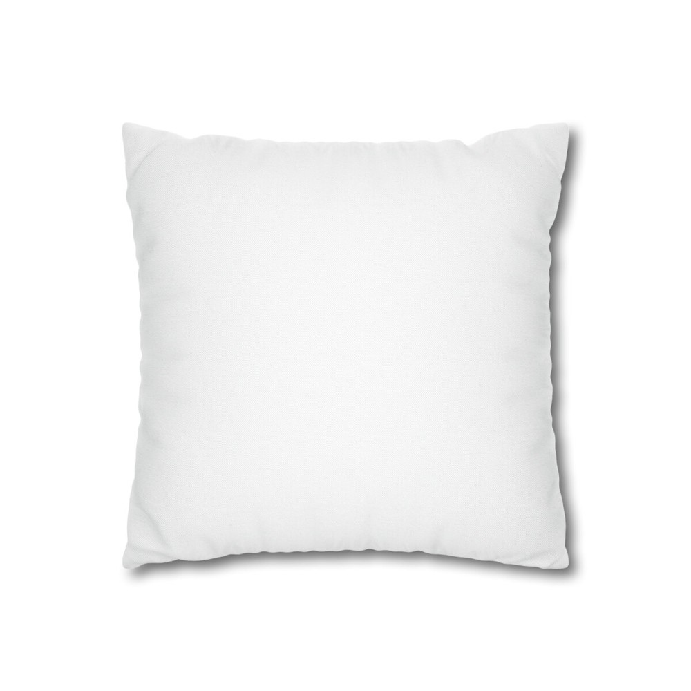 Excavator Spun Polyester Square Pillow Case