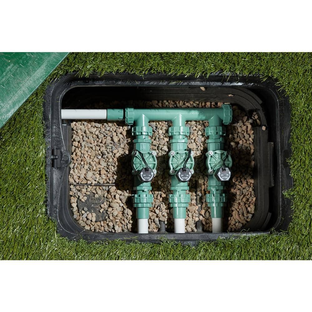 Orbit 3-Valve Inline Manifold Assembly Sprinkler Control PVC Poly Compatible
