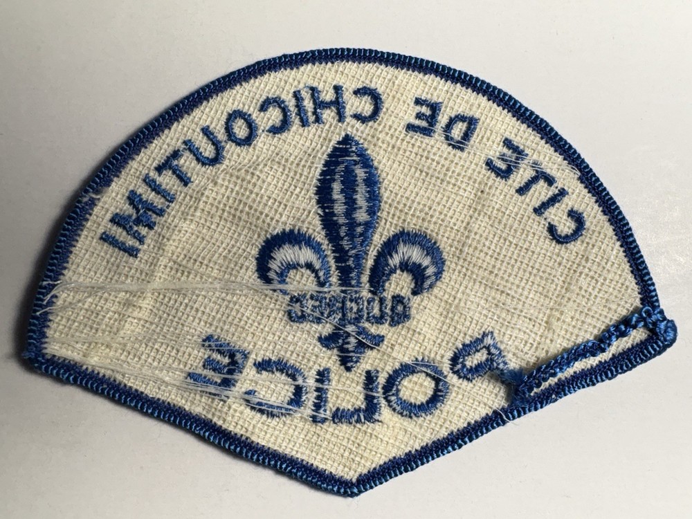 Cite De Chicoutimi Quebec Police Patch