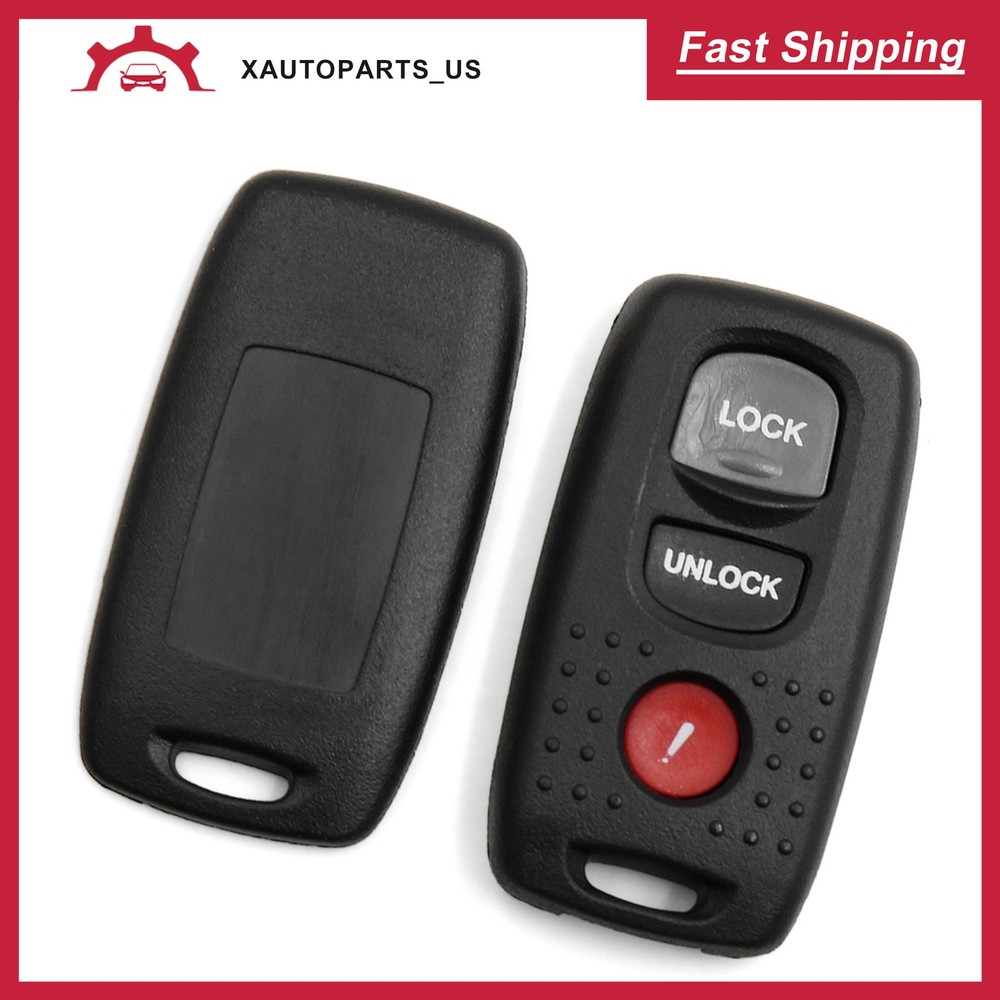 Key Shell Case fits for Mazda 3 6 03-09 3 Key Button BB - 1pcs