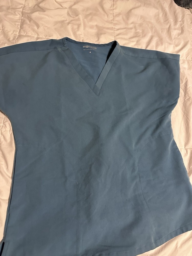 Mandala Scrubs Top and Bottom Pants Set Medium M Blue