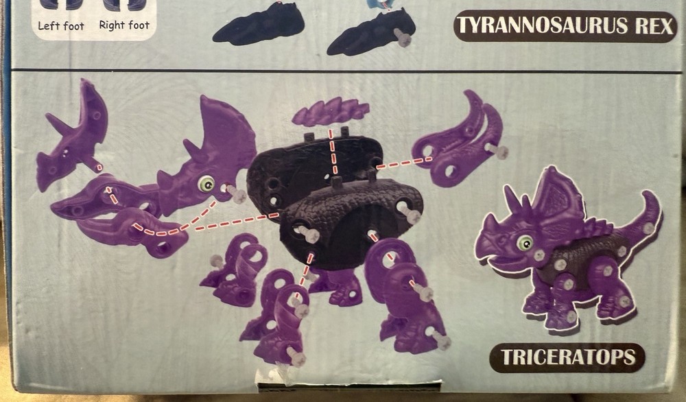 3 Pack Take Apart Dinosaurs
