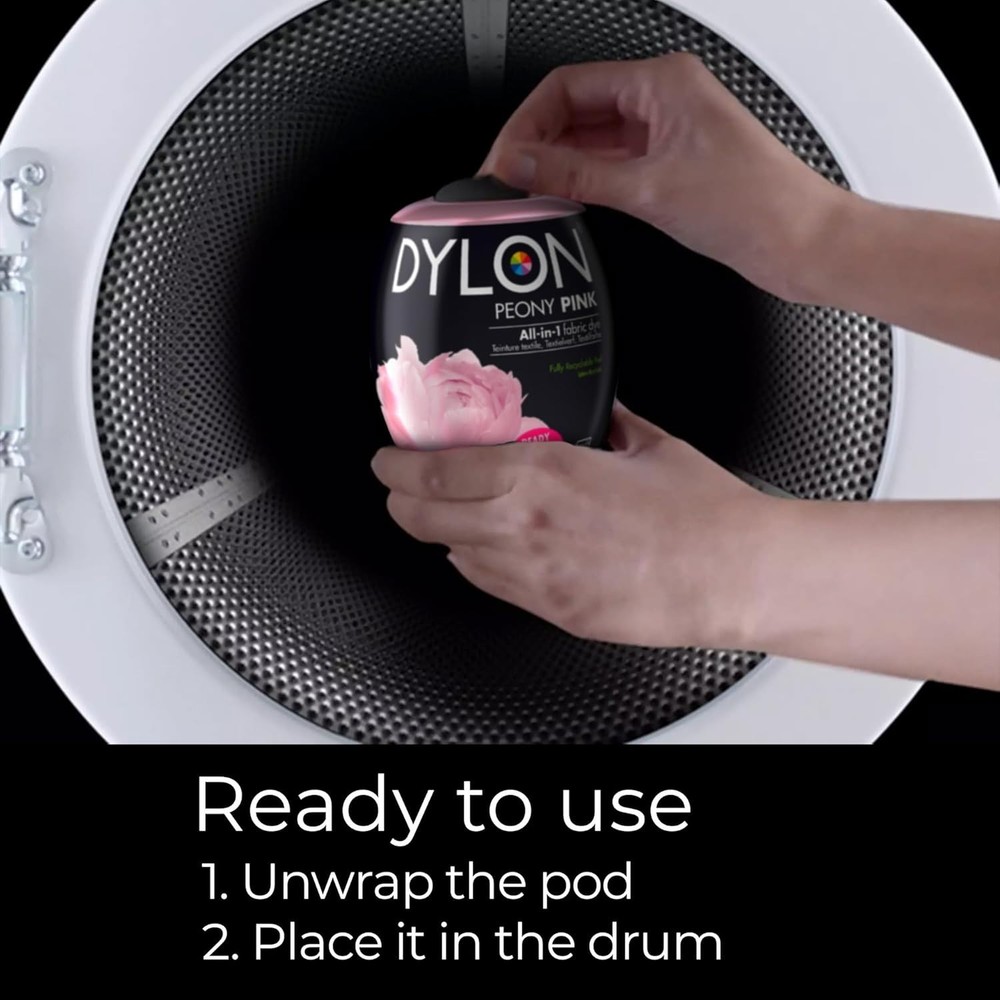 Easy-to-Use Machine Dye Pod, Peony Pink